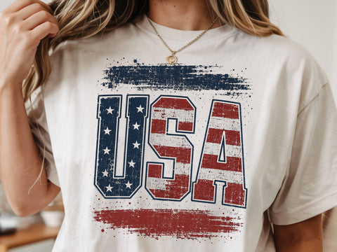 USA 1776 Png, Distressed Fourth Of July Png SVG DesignDestine 