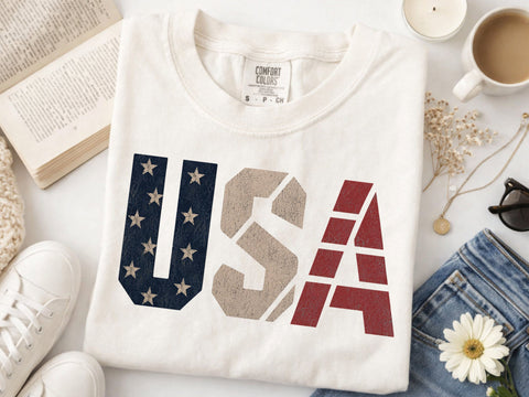 USA 1776 Png, Distressed Fourth Of July Png SVG DesignDestine 