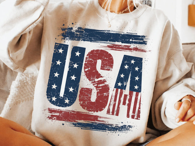 USA 1776 Png, Distressed Fourth Of July Png SVG DesignDestine 