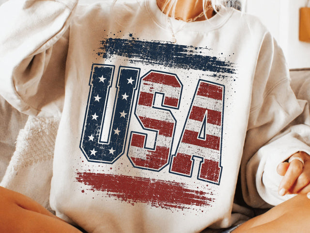USA 1776 Png, Distressed Fourth Of July Png SVG DesignDestine 