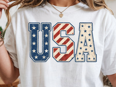 USA 1776 Png, Distressed Fourth Of July Png SVG DesignDestine 