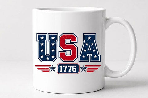 USA 1776 PNG Vintage Patriotic American Pride Digital Download SVG BillahCrafts 