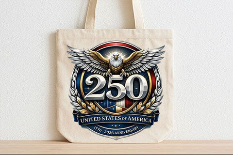 USA 250 Anniversary PNG America 250 Celebration Eagle Design SVG BillahCrafts 