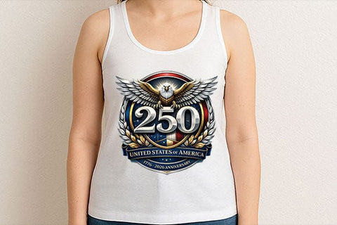 USA 250 Anniversary PNG America 250 Celebration Eagle Design SVG BillahCrafts 