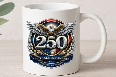 USA 250 Anniversary PNG America 250 Celebration Eagle Design SVG BillahCrafts 