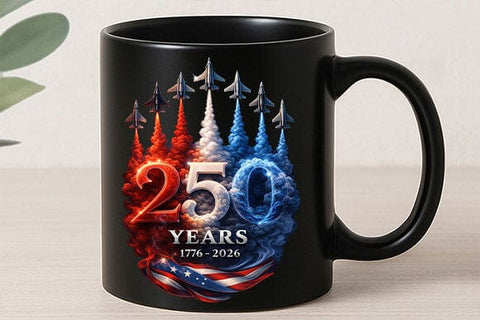 USA 250 Anniversary PNG America 250 Years Patriotic Sublimation Design SVG BillahCrafts 