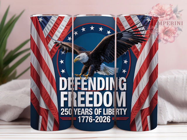 USA 250 Liberty Pride 20oz Tumbler, 250 Years of Liberty, 1776-2026, Patriotic Milestone, American Pride, Tumbler Wrap, Sublimation Design Sublimation Li Zamperini 