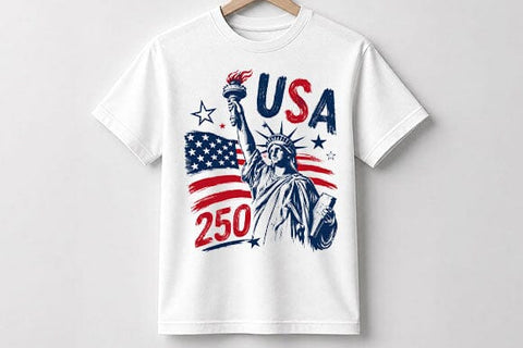 USA 250 Patriotic PNG Statue of Liberty Sublimation Digital Download SVG BillahCrafts 