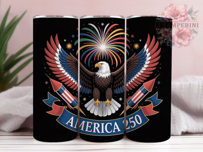 USA 250 Years America 20oz Tumbler, 250 Years, Patriotic Theme, Freedom Celebration, Anniversary Design, Tumbler Wrap, Sublimation Design Sublimation Li Zamperini 