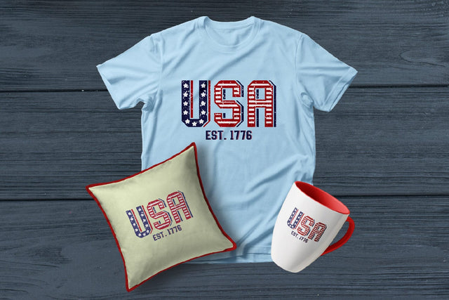 USA 250th, 4th of July, America Anniversary Sublimation SVG zafrans studio 