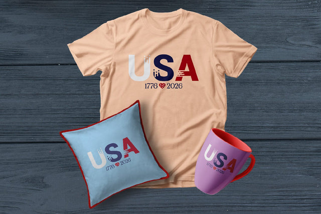 USA 250th, 4th of July, America Anniversary Sublimation SVG zafrans studio 