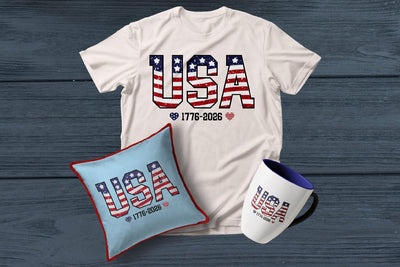 USA 250th, 4th of July, America Anniversary Sublimation SVG zafrans studio 