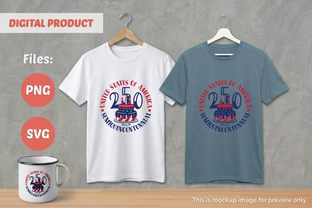 USA 250th Anniversary, America 250, 4th Of July Sublimation v9 Sublimation Slim Studio 