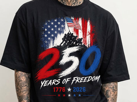USA 250th Anniversary PNG, Patriotic Bald Eagle, American Flag SVG DesignDestine 