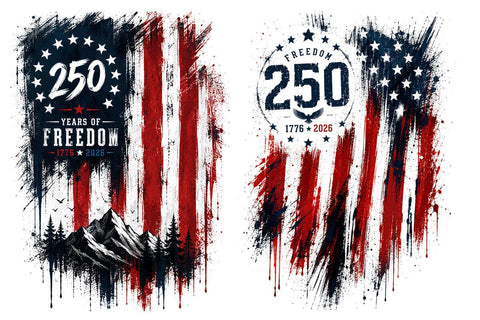 USA 250th Anniversary PNG, Patriotic Bald Eagle, American Flag SVG DesignDestine 