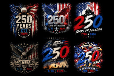 USA 250th Anniversary PNG, Patriotic Bald Eagle, American Flag SVG DesignDestine 