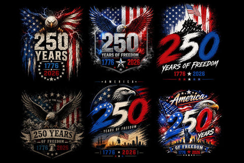 USA 250th Anniversary PNG, Patriotic Bald Eagle, American Flag SVG DesignDestine 
