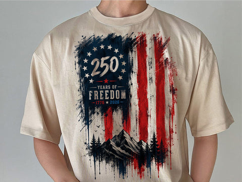 USA 250th Anniversary PNG, Patriotic Bald Eagle, American Flag SVG DesignDestine 