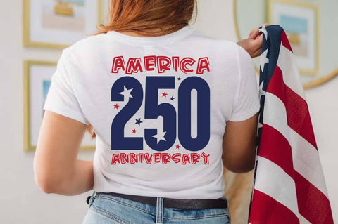 USA 250th Anniversary SVG Design, Patriotic Clipart, 1776-2026 America svg, 4th of July SVG FiveStarCrafting 