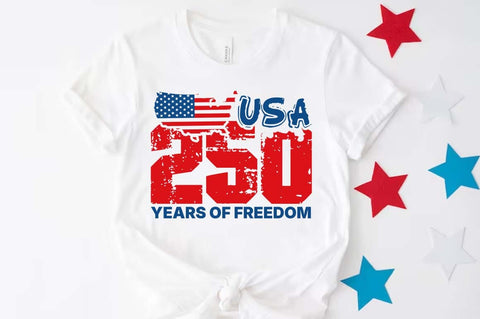 USA 250th Anniversary SVG Design, Patriotic Clipart, 1776-2026 America svg, 4th of July SVG FiveStarCrafting 