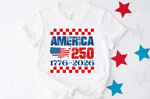 USA 250th Anniversary SVG Design, Patriotic Clipart, 1776-2026 America svg, 4th of July SVG FiveStarCrafting 