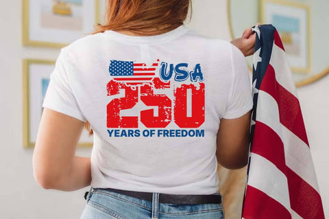 USA 250th Anniversary SVG Design, Patriotic Clipart, 1776-2026 America svg, 4th of July SVG FiveStarCrafting 