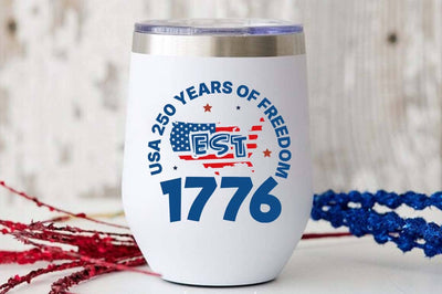 USA 250th Anniversary SVG Design, Patriotic Clipart, 1776-2026 America svg, 4th of July SVG FiveStarCrafting 