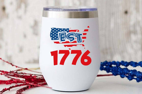USA 250th Anniversary SVG Design, Patriotic Clipart, 1776 Est America svg, 4th of July SVG FiveStarCrafting 