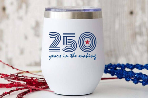 USA 250th Anniversary SVG Design, Patriotic Clipart, 250 year in the making, 4th of July SVG FiveStarCrafting 