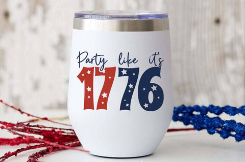 USA 250th Anniversary SVG Design, Patriotic Clipart, Party like it's 1776, 4th of July SVG FiveStarCrafting 