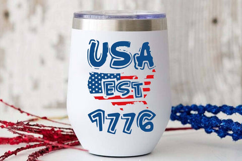 USA 250th Anniversary SVG Design, Patriotic Clipart, USA Est 1776 svg, 4th of July SVG FiveStarCrafting 