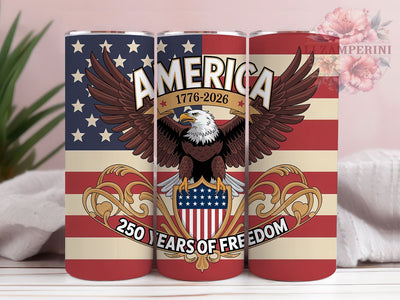 USA 250th Celebration 20oz Tumbler, 250th Anniversary, Garden Flag, USA Celebration, Freedom Design, Tumbler Wrap, Sublimation Design Sublimation Li Zamperini 