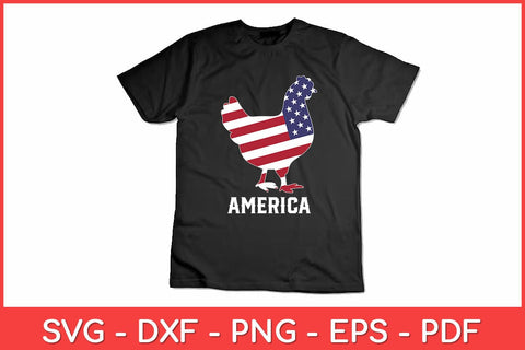 USA American Flag Chicken Lover 4th of July Patriotic Farmer Svg Design SVG artprintfile 