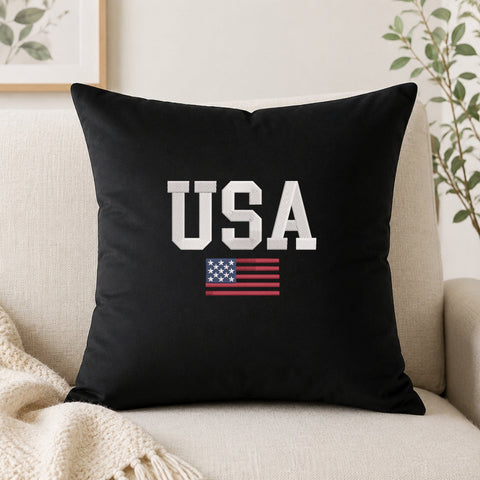 USA American Flag Embroidery Design – Patriotic USA Lettering Stars and Stripes Machine Embroidery File Embroidery/Applique DESIGNS PatternFeed8 
