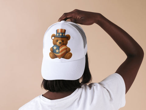 USA Bear PNG | Patriotic Bear SVG Paige Cole Studio 