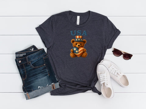 USA Bear PNG | Patriotic Bear SVG Paige Cole Studio 