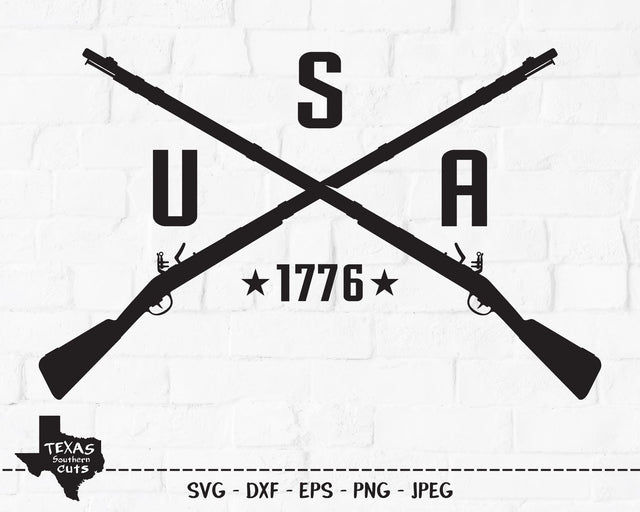 USA Est 1776 | Patriotic SVG SVG Texas Southern Cuts 