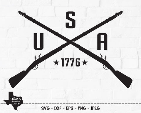 USA Est 1776 | Patriotic SVG SVG Texas Southern Cuts 