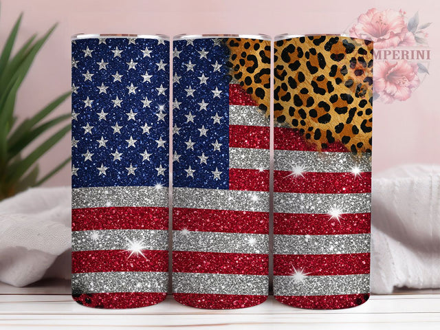 USA Flag 4th of July Western Tumbler, 4th of July Tumbler Wrap, Western Tumbler Design, Glitter Independence Day Tumbler, 20oz Skinny Tumbler Sublimation, Patriotic Tumbler Wrap Sublimation Li Zamperini 