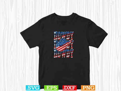 Usa Flag Howdy T shirt Design, cowboy t-shirt design Svg,Desert Cowboys Svg, Western Svg, Cowgirl Svg, Cowboy Ranch silhouette, Desert Cactus Svg SVG Creativeart88 