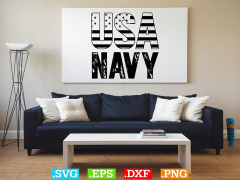 USA Flag Navy T-shirt Design, American flag Svg, Patriotic Svg SVG Creativeart88 