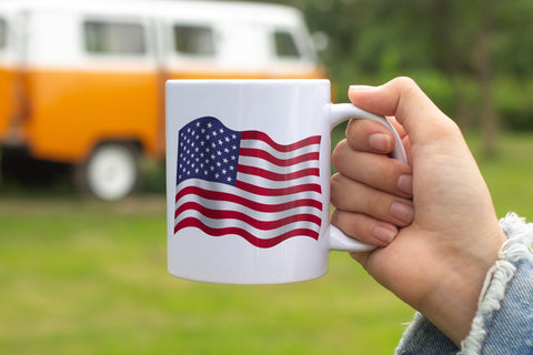 USA Flag PNG Sublimation | American Flag Waving, Realistic | United States Symbol | July 4 America 250 Independence Day Digital Print Sublimation AnnaViolet_store 