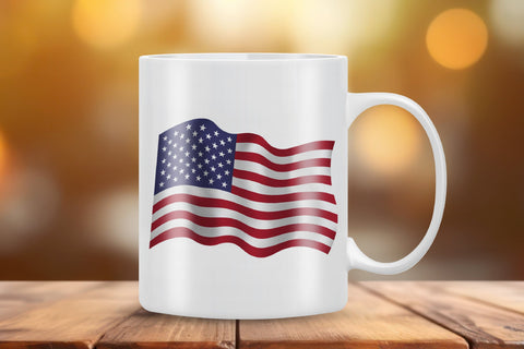 USA Flag PNG Sublimation | American Flag Waving, Realistic | United States Symbol | July 4 America 250 Independence Day Digital Print Sublimation AnnaViolet_store 