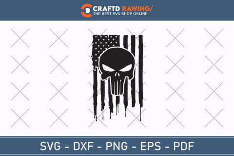 Usa Flag Skull By Svg Png Svg, Military Svg, Patriotic Svg, Veteran Png, Soldier Svg, Army Svg, Veterans Day Svg - Printable, Cricut & Silhouette Files SVG Debashish Barman 