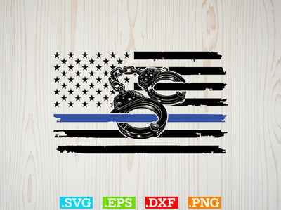 Usa Flag Thin Blue Line Police Files Shirt, Police Svg, Back the Blue Svg, Thin Blue Line Svg, Police Officer Svg, Police Wife Svg, Distressed Flag SVG Creativeart88 