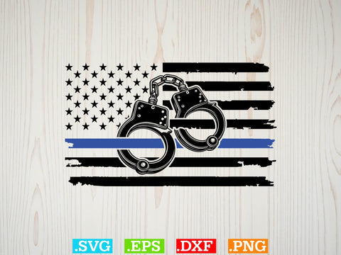Usa Flag Thin Blue Line Police Files Shirt, Police Svg, Back the Blue Svg, Thin Blue Line Svg, Police Officer Svg, Police Wife Svg, Distressed Flag SVG Creativeart88 