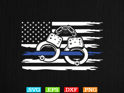 Usa Flag Thin Blue Line Police Files Shirt, Police Svg, Back the Blue Svg, Thin Blue Line Svg, Police Officer Svg, Police Wife Svg, Distressed Flag SVG Creativeart88 
