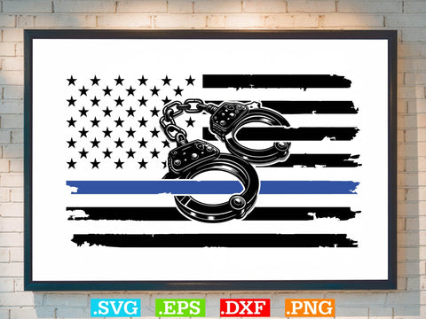 Usa Flag Thin Blue Line Police Files Shirt, Police Svg, Back the Blue Svg, Thin Blue Line Svg, Police Officer Svg, Police Wife Svg, Distressed Flag SVG Creativeart88 
