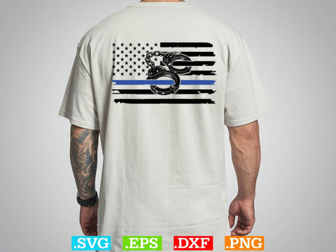 Usa Flag Thin Blue Line Police Files Shirt, Police Svg, Back the Blue Svg, Thin Blue Line Svg, Police Officer Svg, Police Wife Svg, Distressed Flag SVG Creativeart88 