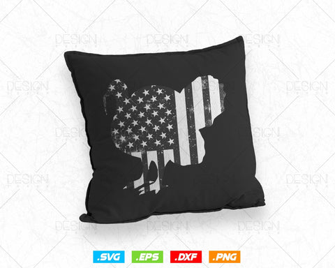 USA Flag Turkey Hunting Svg Png, Outdoors American Hunter Turkey Hunting Clipart Gifts for Men Svg Files for Cricut, Instant Download SVG DesignDestine 